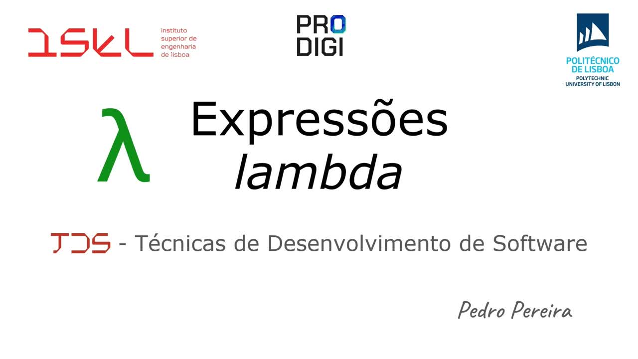  TDS - Lambdas