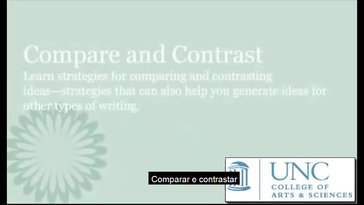 Comparar e contrastar