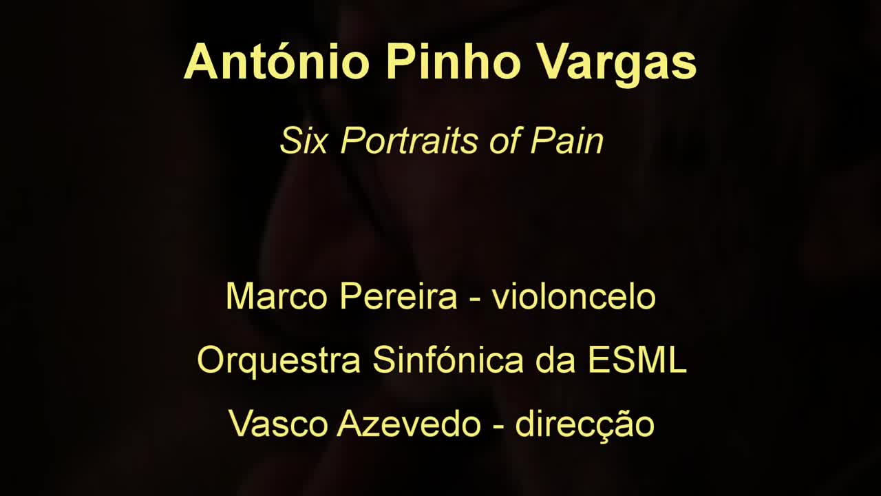 Six Portraits of Pain - Antonio Pinho Vargas