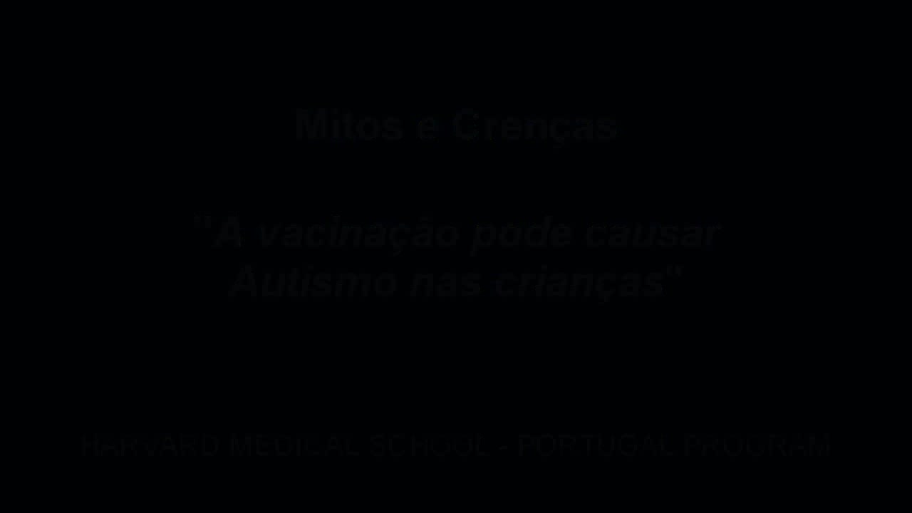 Mitos e Crenças: “A vacinação pode causar autismo nas crianças”