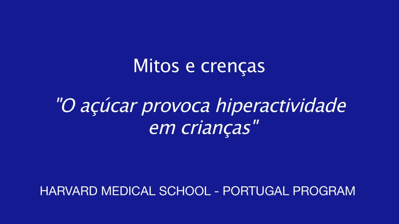Mitos e crenças na saúde: "O açúcar provoca hiperactividade nas crianças"