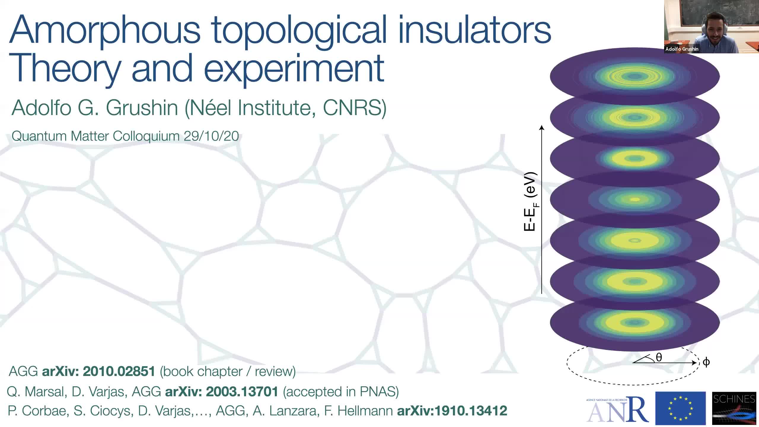 2020.10.29 Amorphous Topological Insulators: Theory and Experiment