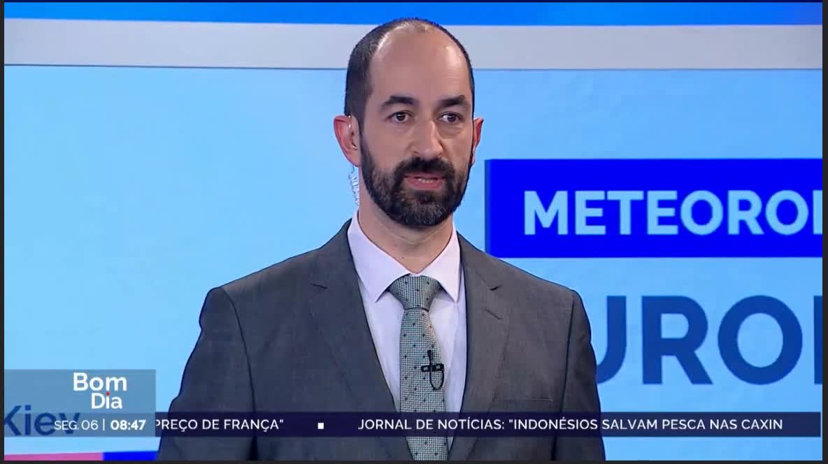  Previsão do estado do tempo, RTP1, 06-03-2022, IPMA.