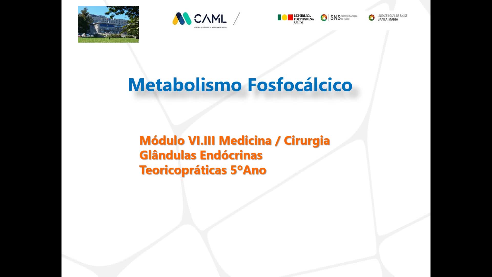  Metabolismo Fosfocálcico